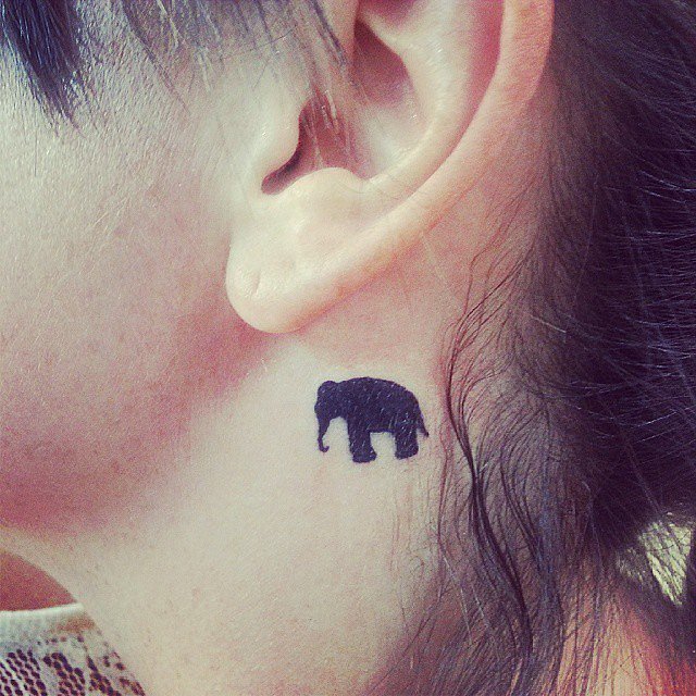 Elephant lover tattoo