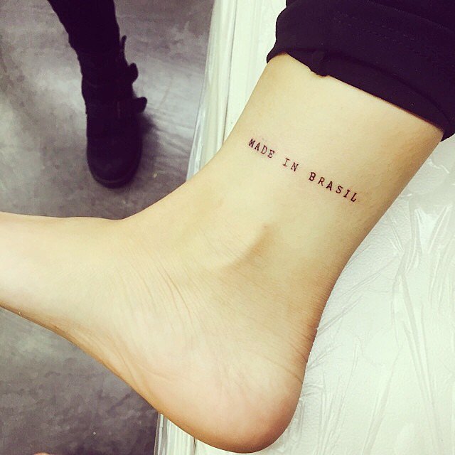 Made-Brasil tattoo for women