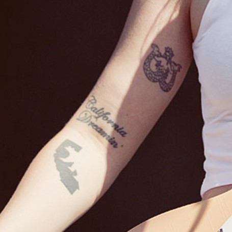 Bethany Cosentino tattoos - right arm