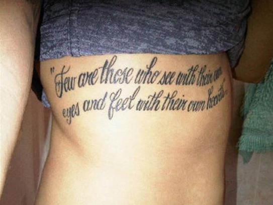 Beautiful quote tattoos