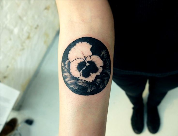 Cool floral tattoo