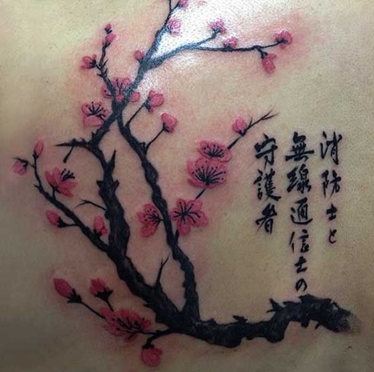 Images of cherry blossom tattoo designs