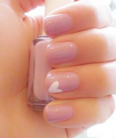 Simple and cute nails