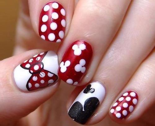 Mickey Mouse nails