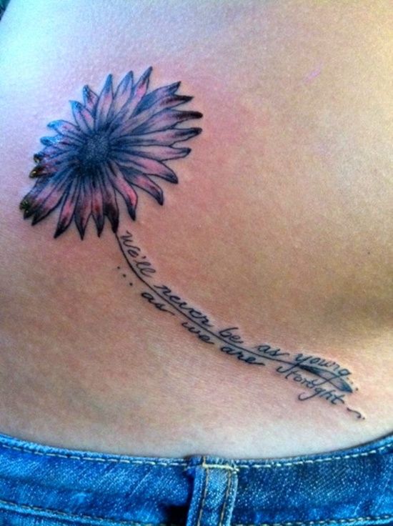 Daisy tattoo