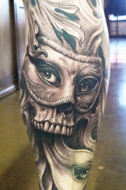 Cool skull tattoo