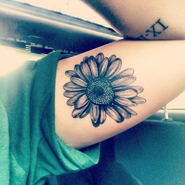 Sunflower tattoo