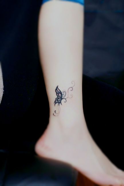 Small butterfly tattoo