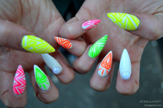 Stiletto nails