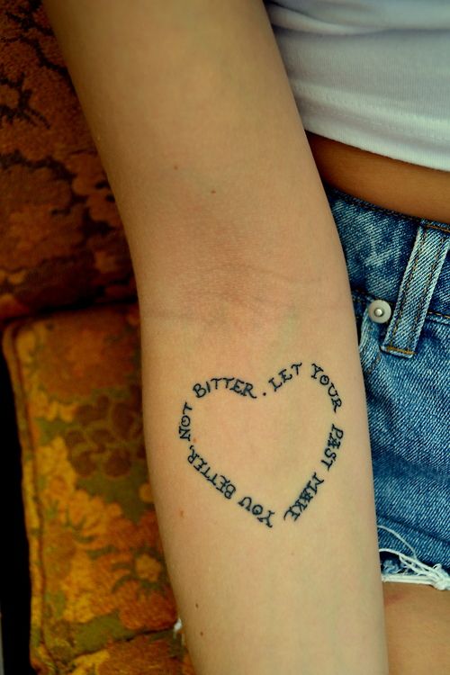 Quote tattoo