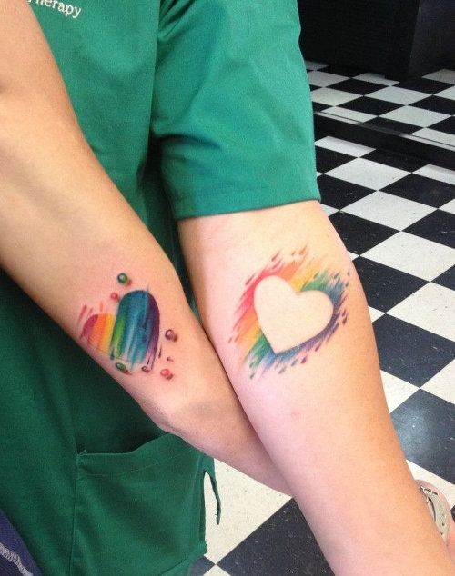 Beautiful heart tattoo