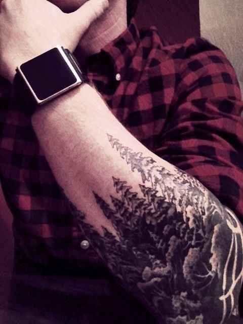 Stylish tree tattoo