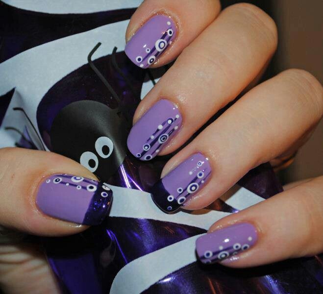 Purple nails