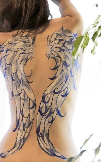 watercolor wings