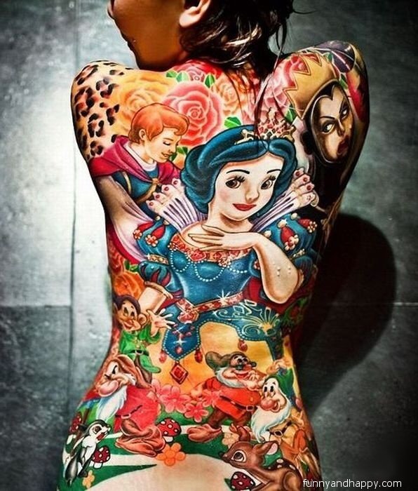 Snow White tattoo