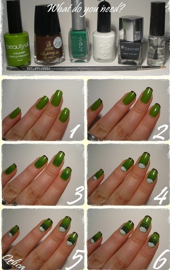 Green nails