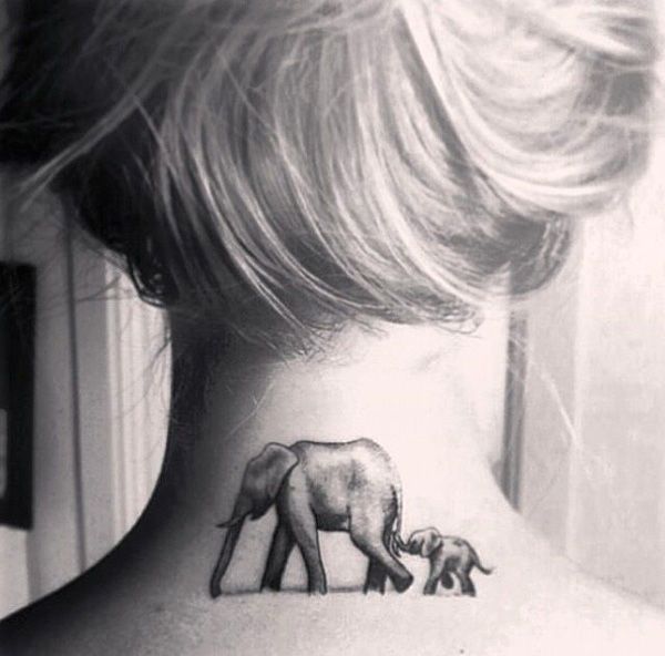 Elephant tattoo