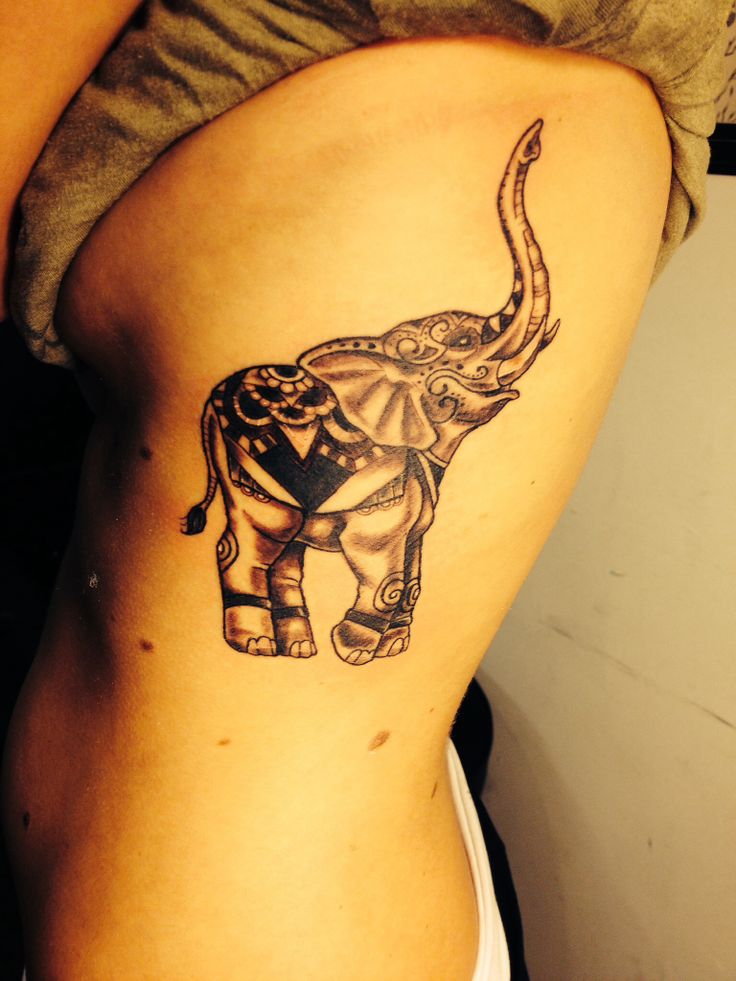 Stunning elephant tattoo