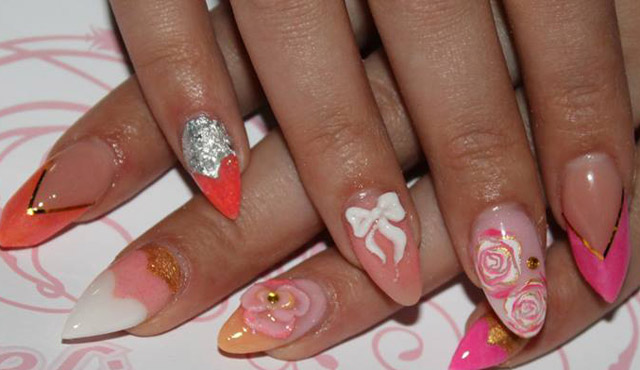 Decorated nails for summer nail designs