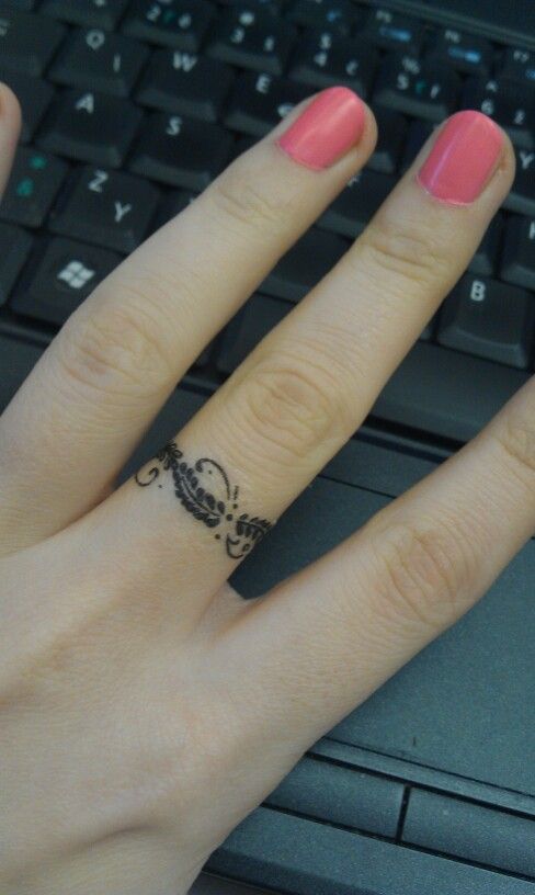 Ring-shaped tattoo