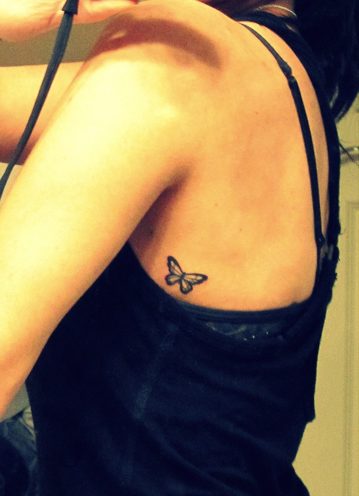 Mini butterfly tattoo