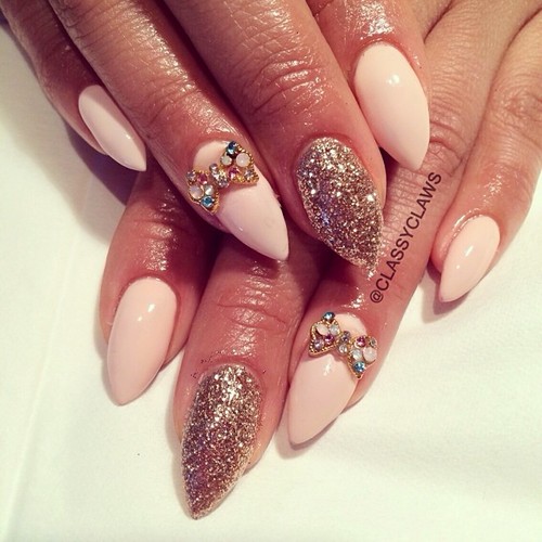 Pink nails for fine nail designs