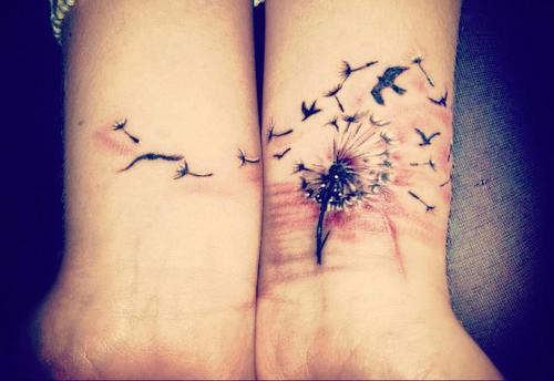 Creative wrist tattoo