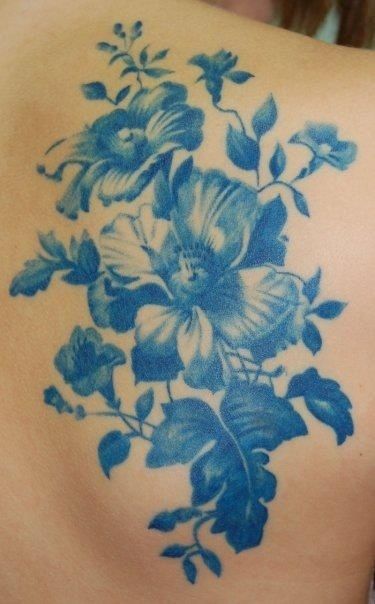 Beautiful flower tattoo