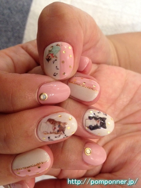 Cute cat nails