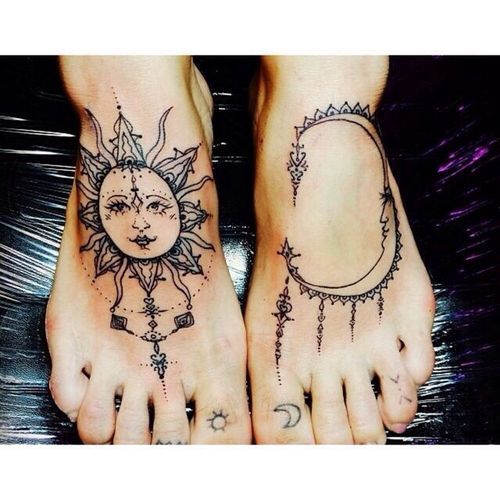 Nice foot tattoo