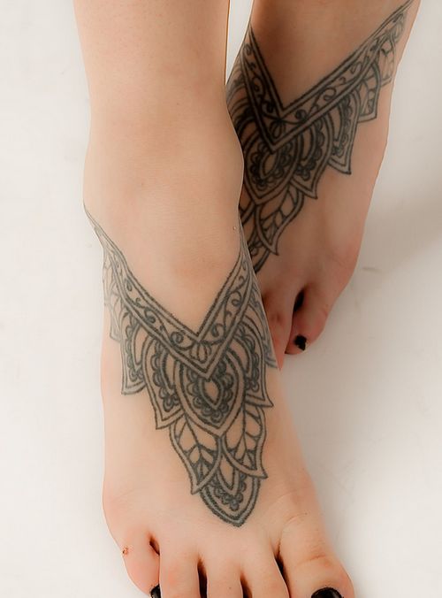 Nice foot tattoo