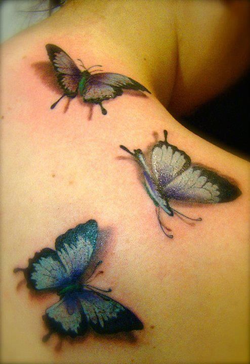 Beautiful butterfly tattoo