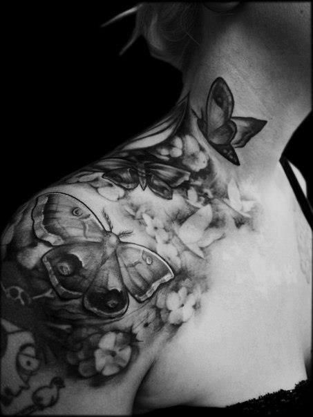 Fantastic butterfly tattoo
