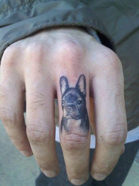 Animal hand tattoo