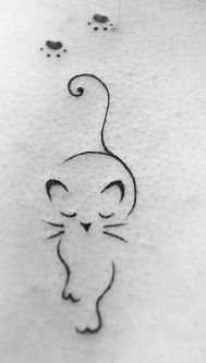 Beautiful cat tattoo