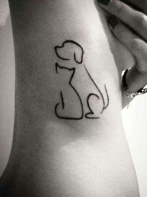 Nice dog tattoo