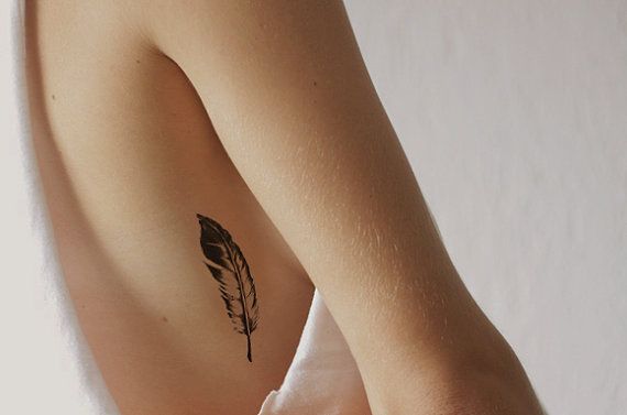 Nice feather tattoo