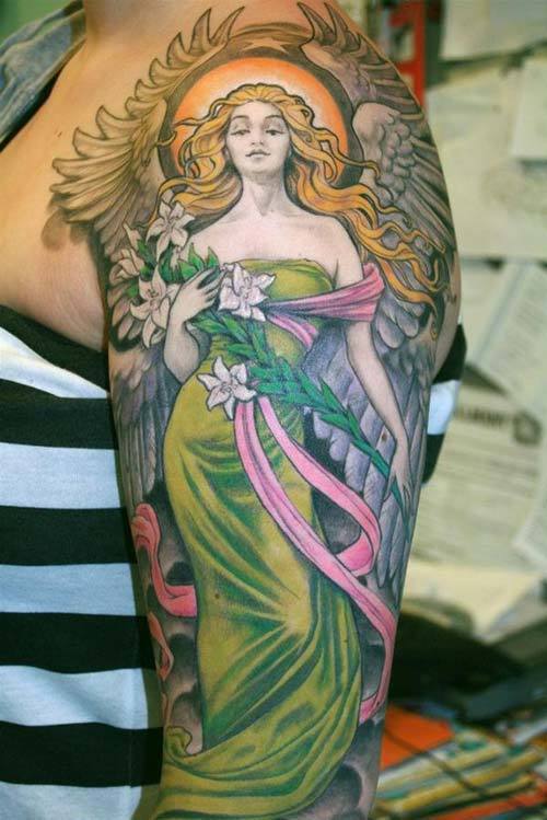 Angel on the arm