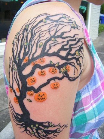 Halloween inspired tattoo