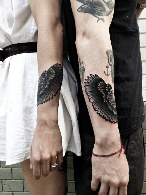 Cool couple tattoo