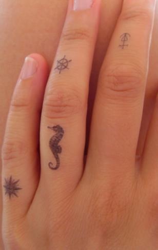 Nice finger tattoo