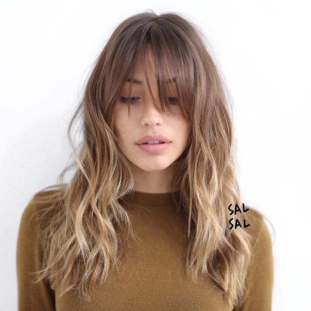 14 fabulous long layered haircuts with bangs