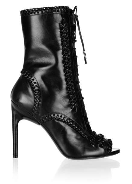 Jason Wu Harlow whipped stitched leather ankle boots