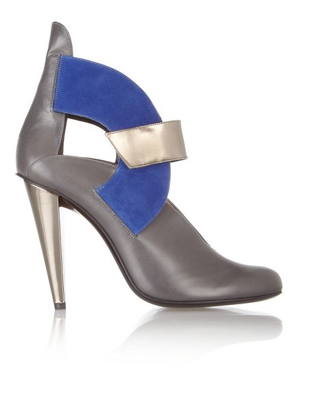 Roland Mouret ankle boots made of leather and suede