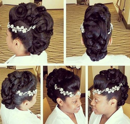 Pretty updo