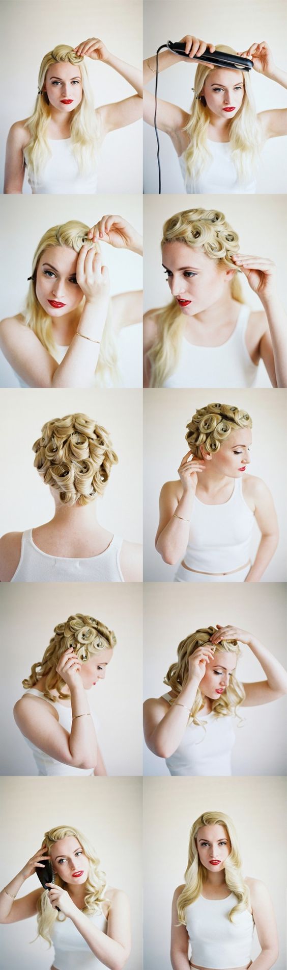 Pin curls tutorials about