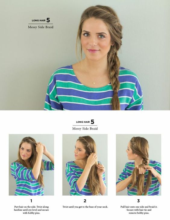 Side mermaid braid over