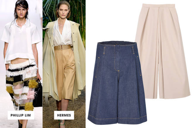 Top 10 trends for this season: Cool culottes