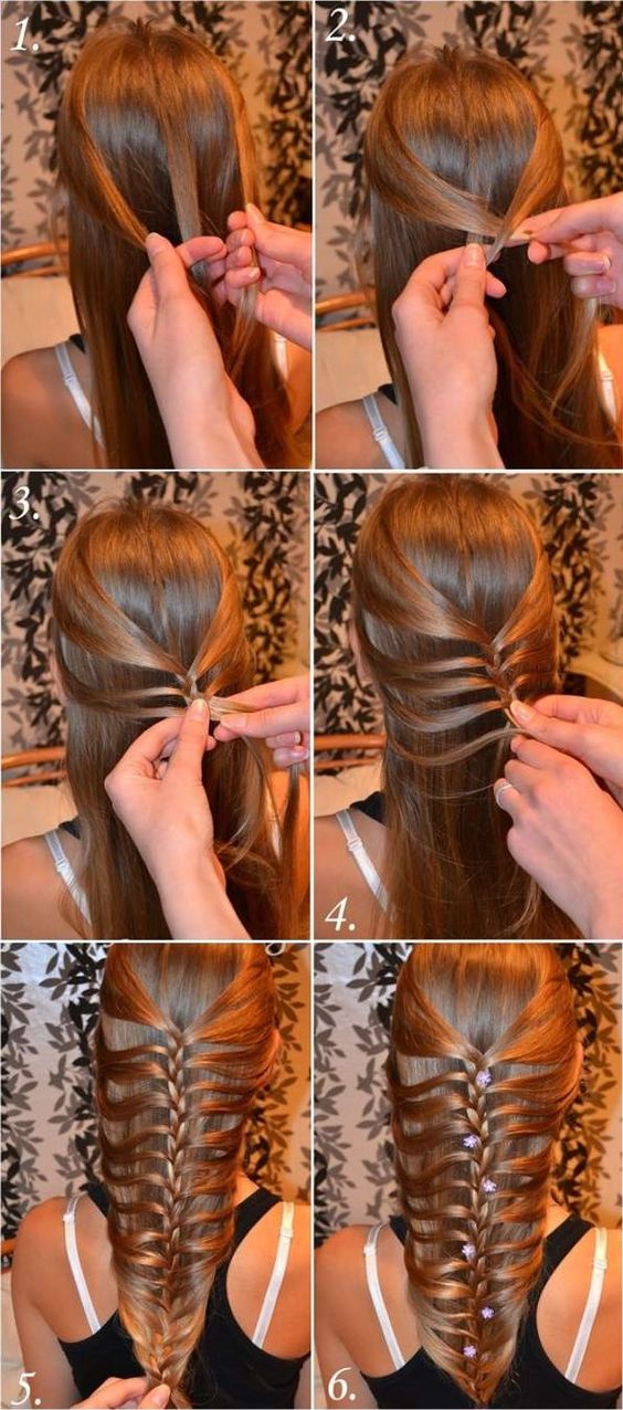 Creative wrap braid over