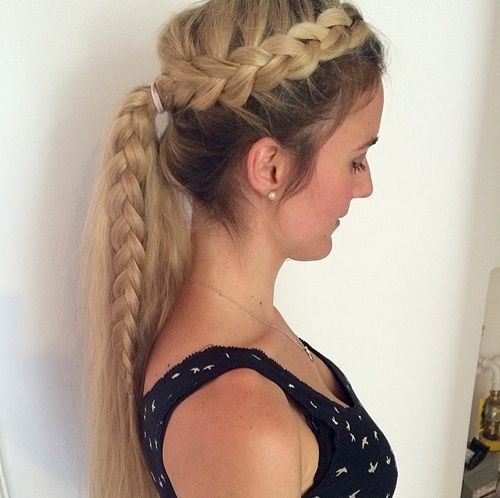 Cheeky braided hair